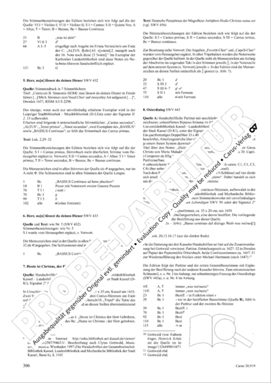 Opera varia I. Works with 1-7 parts (Complete edition, vol. 19) [Werke mit 1-7 obligaten Stimmen] Score scores gallery preview page 363