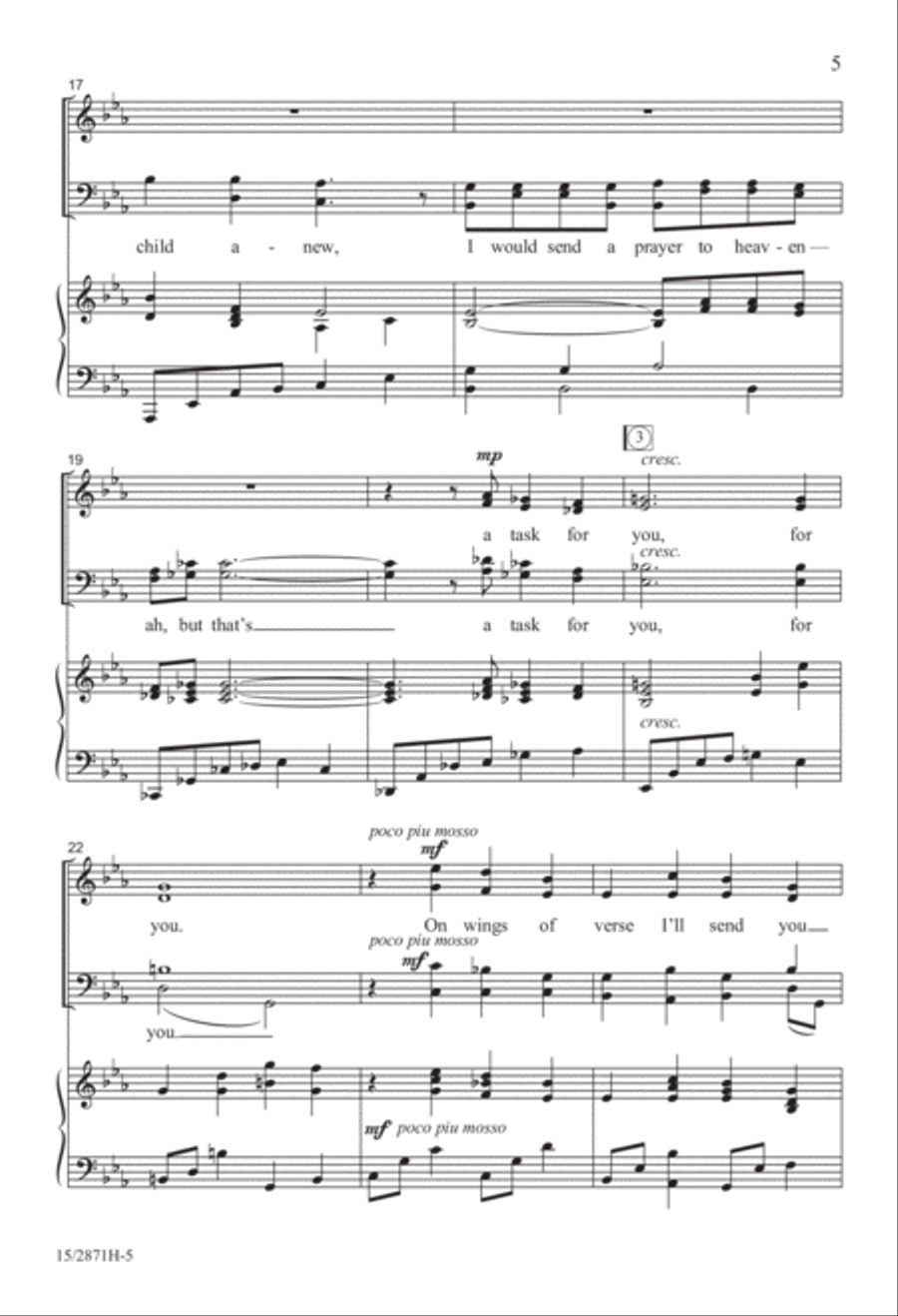 Don't Forget Me 4-Part scores gallery preview page 5