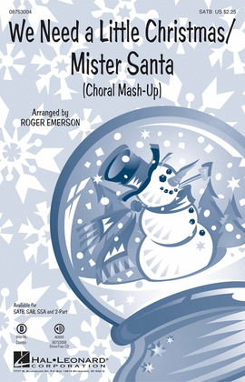 Book cover for We Need a Little Christmas/Mister Santa