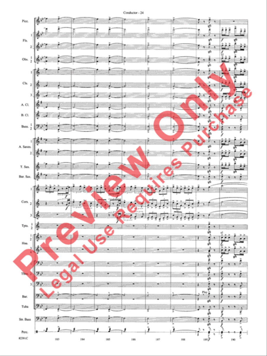 Bugler's Holiday Bugler's Holiday Concert Band scores gallery preview page 27