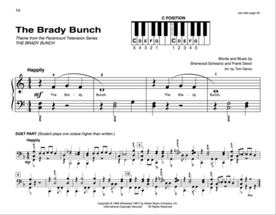 Alfred's Basic Piano Library Top Hits! Solo Book, Book 1A Alfred's Basic Piano Library Top Hits! Solo Book, Book 1A Piano Method scores gallery preview page 2