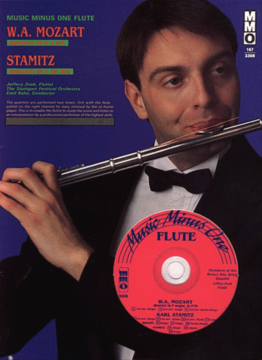 Mozart - Quartet in F Major, Kv370; Stamitz - Quartet in F Major, Op. 8, No. 3 Flute scores gallery preview page 1