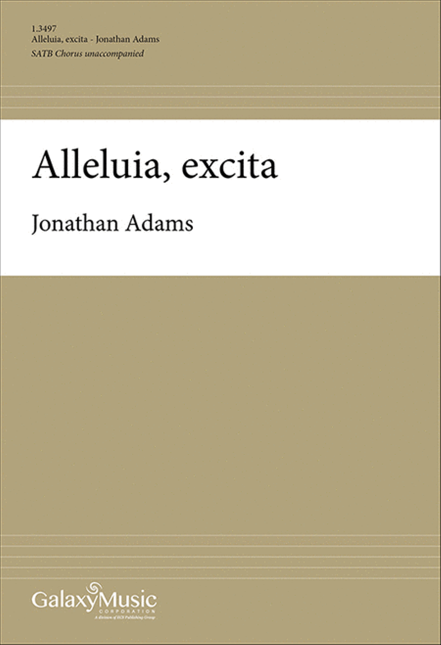 Alleluia, excita 4-Part scores gallery preview page 1