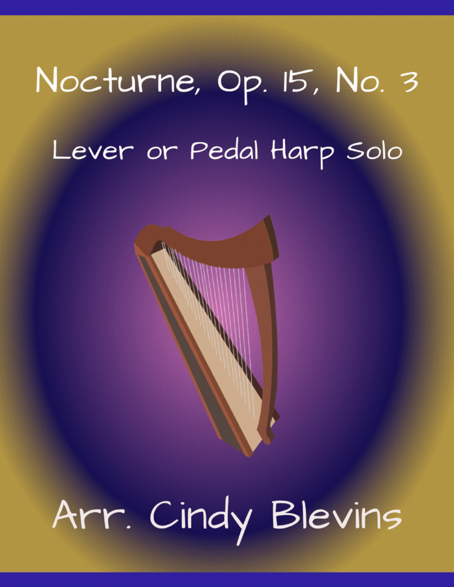 Nocturne, Op. 15, No. 3, for Lever or Pedal Harp image number null