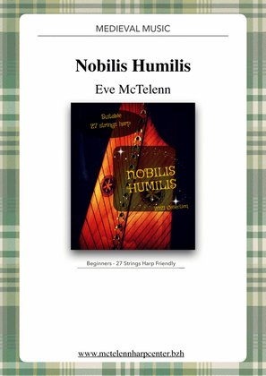 Book cover for Nobilis Humilis - beginner & 27 String Harp | McTelenn Harp Center