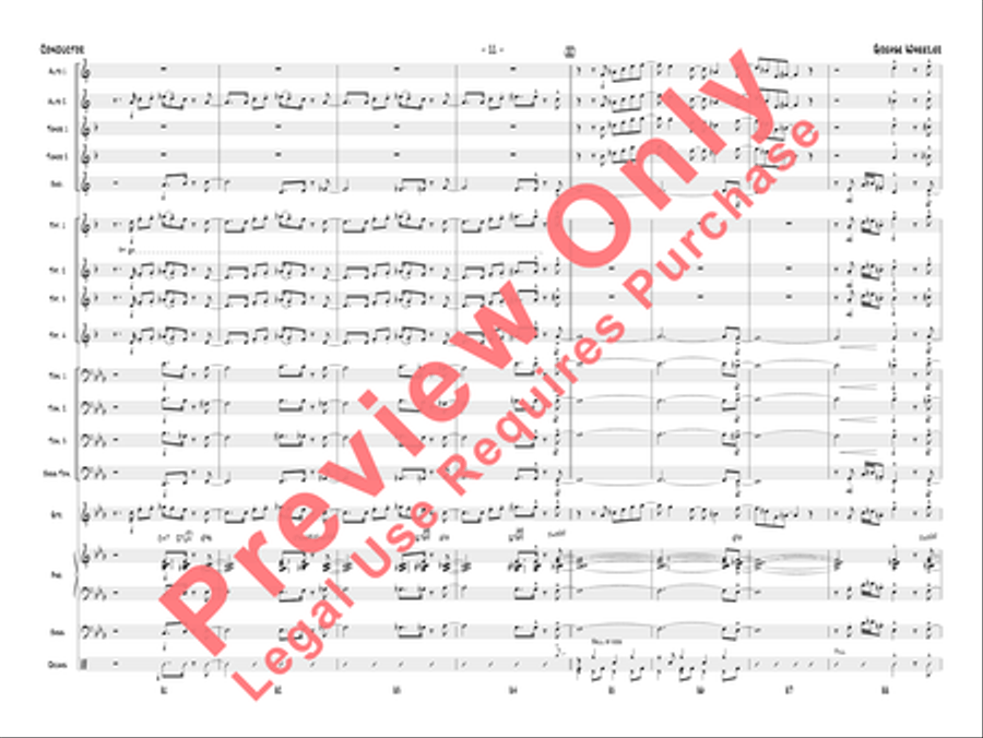 Grease Wheezer Jazz Ensemble scores gallery preview page 14