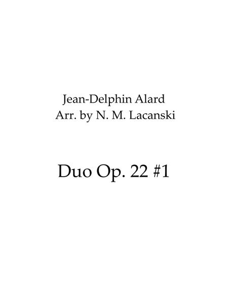 Duo Op. 22 #1 image number null
