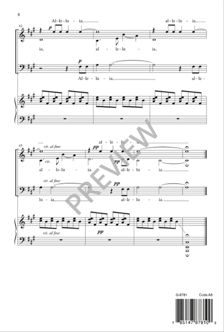 O Sacrum Convivium O Sacrum Convivium 3-Part scores gallery preview page 9