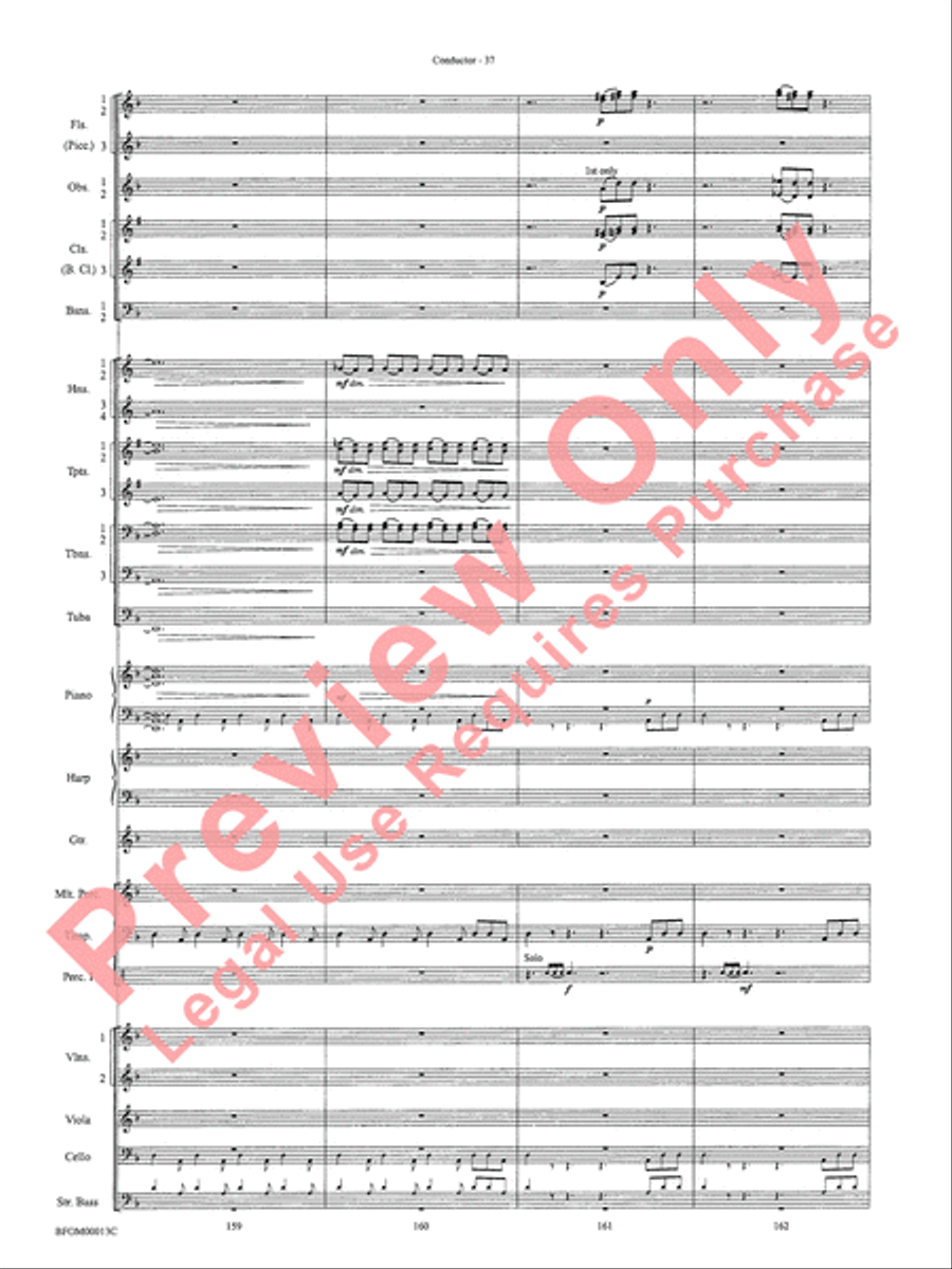 American Salute Full Orchestra scores gallery preview page 40