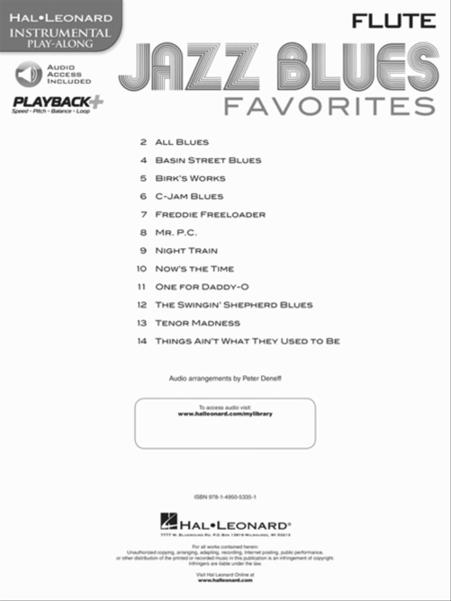 Jazz Blues Favorites Jazz Blues Favorites Flute Solo scores gallery preview page 2
