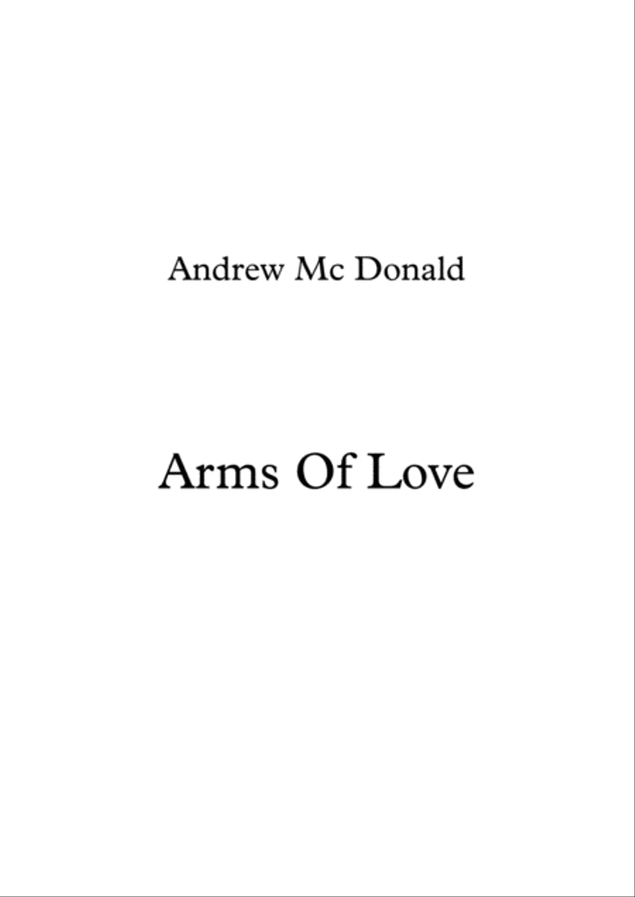 Arms Of Love Arms Of Love Voice scores gallery preview page 1