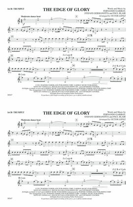 The Edge of Glory: 1st B-flat Trumpet