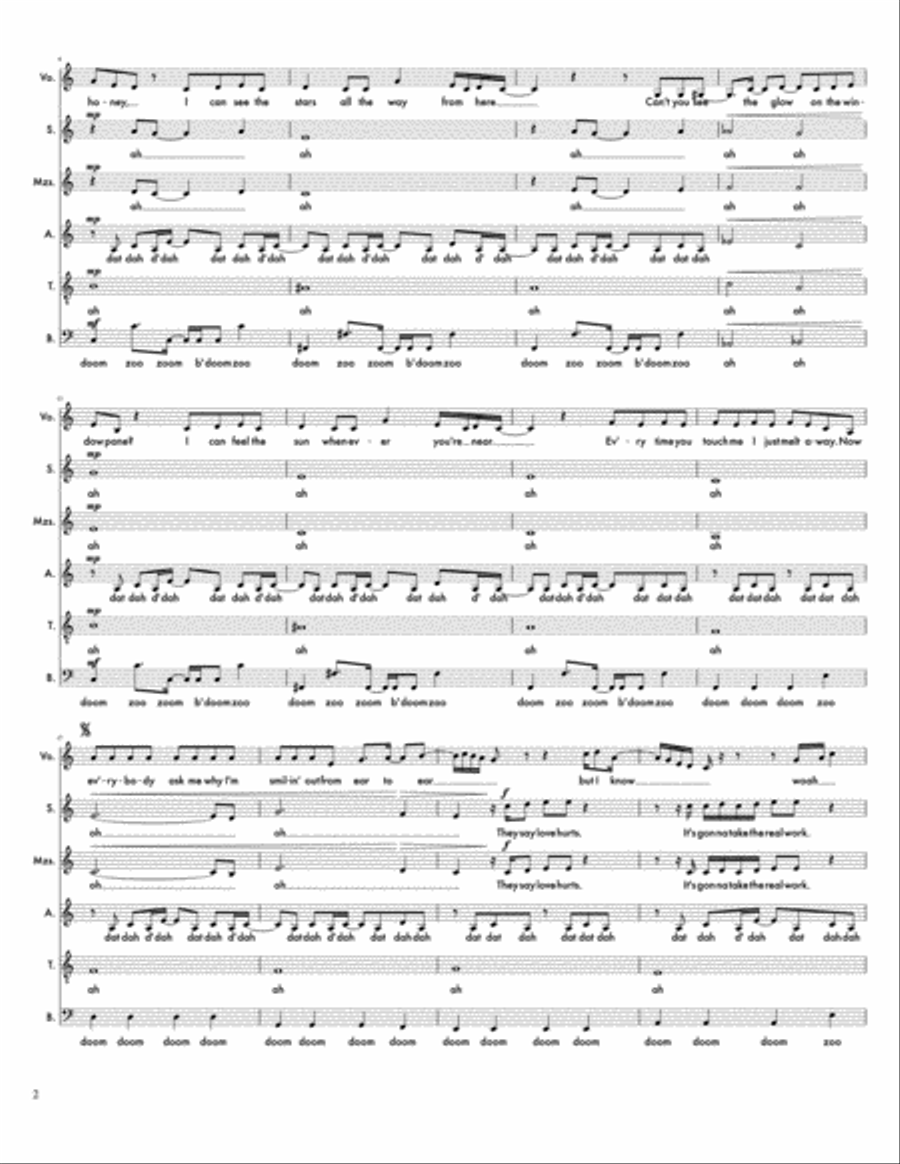 Love On Top A Cappella scores gallery preview page 2