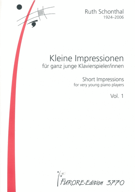 Short impressions for very young piano students vol. 1