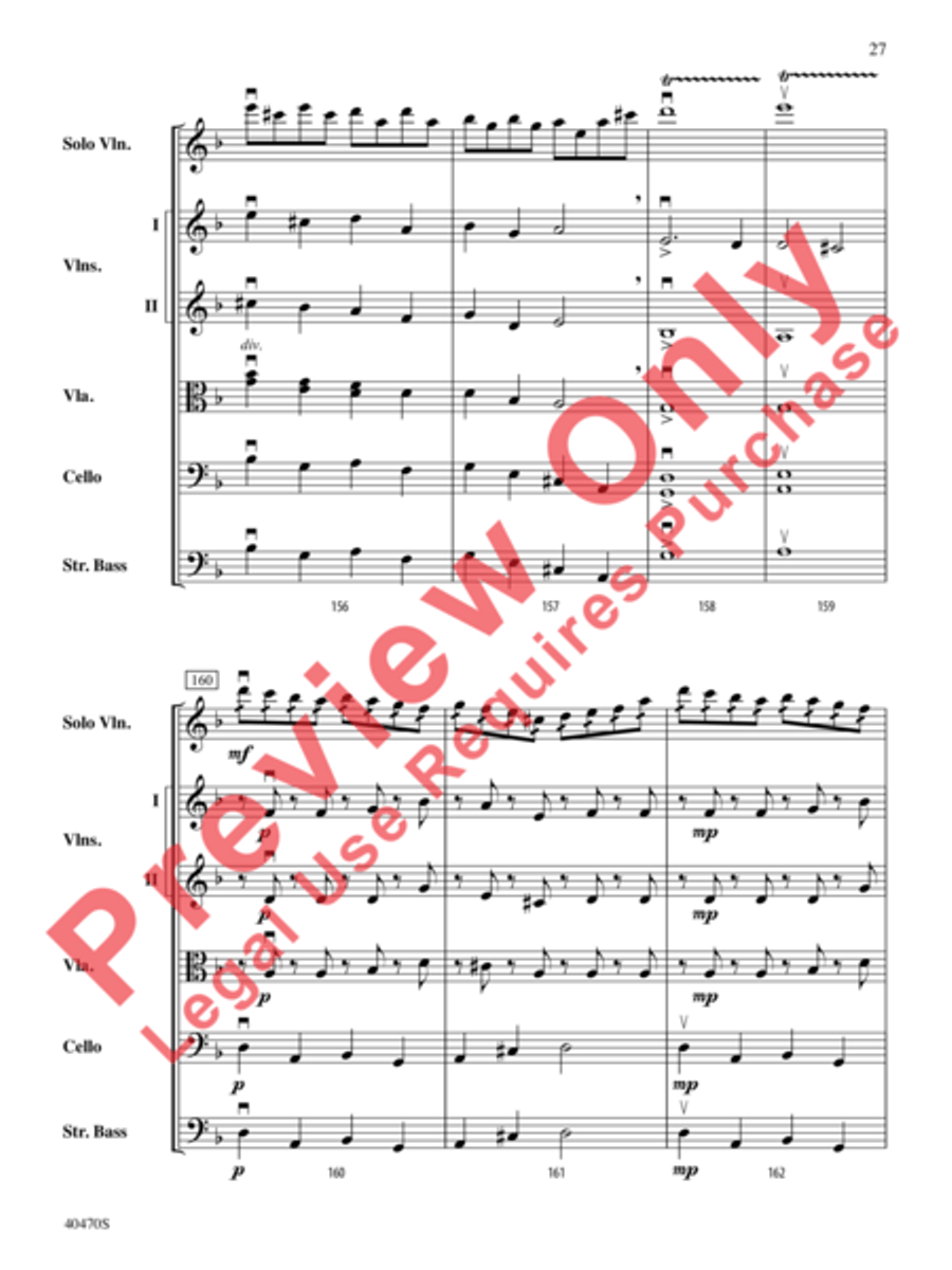 Hungarian Variations String Orchestra scores gallery preview page 28