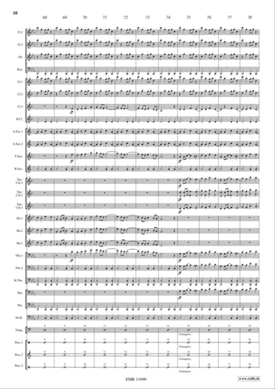 Little Tom Thumb Concert Band scores gallery preview page 11