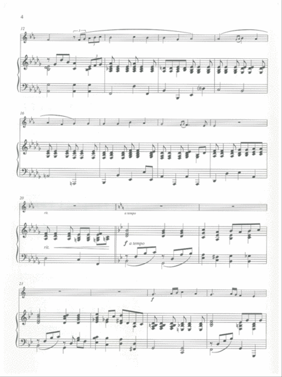 Sound the Trumpet: Hymns and Spirituals for Trumpet and Piano (Book) Trumpet Solo scores gallery preview page 3