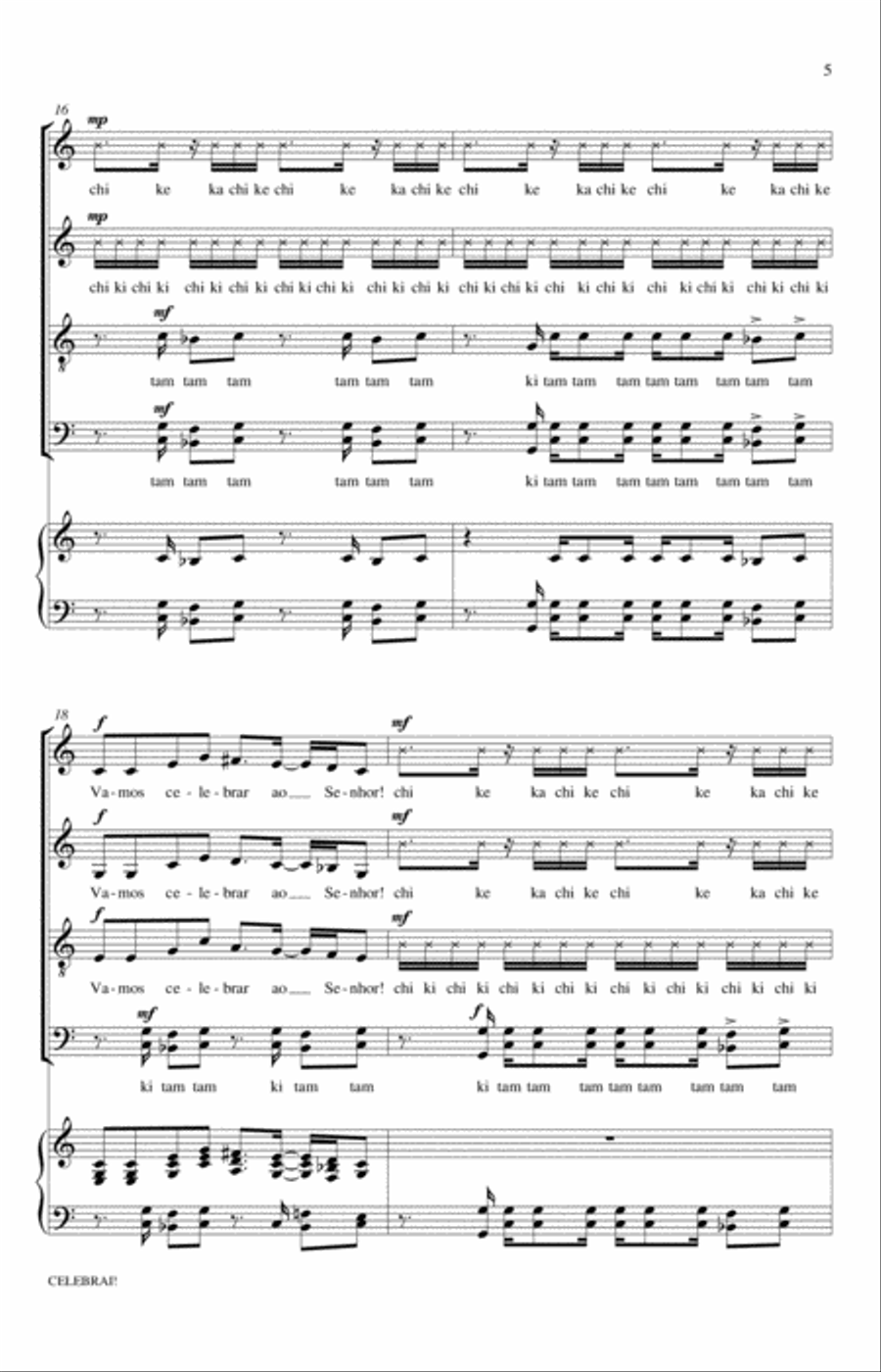 Celebrai Celebrai 4-Part scores gallery preview page 5