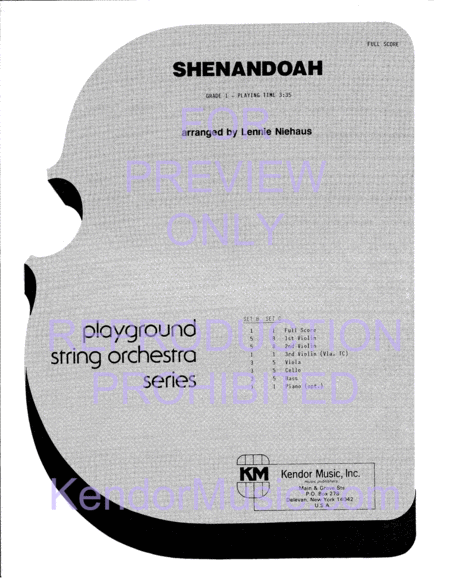 Shenandoah (Full Score)