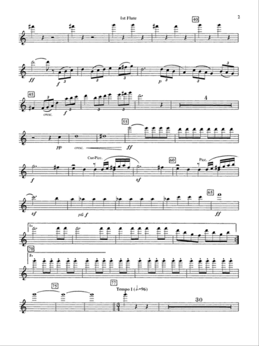 Beethoven's 5th Symphony, Finale: Flute Full Orchestra scores gallery preview page 2