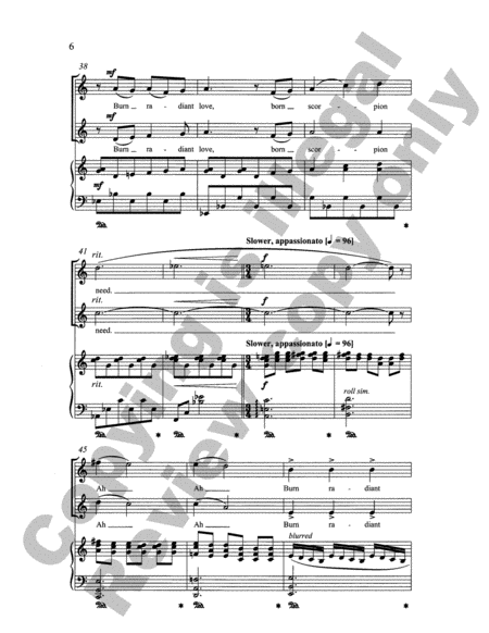 Songs for Women's Voices: 6. I Will Be Earth (Choral Score) image number null