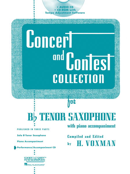 Concert and Contest Collection for Bb Tenor Sax - Accompaniment CD