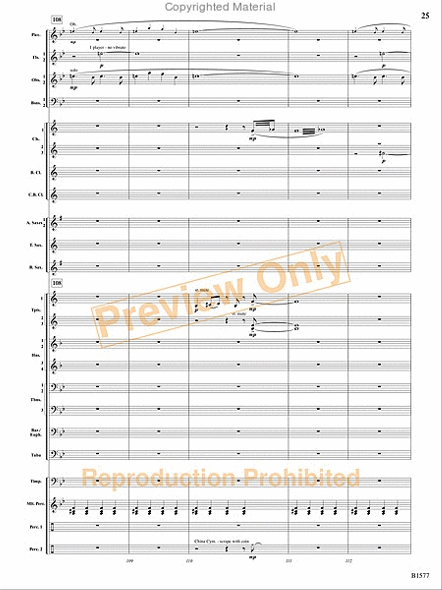 Evocatio Evocatio Concert Band scores gallery preview page 26