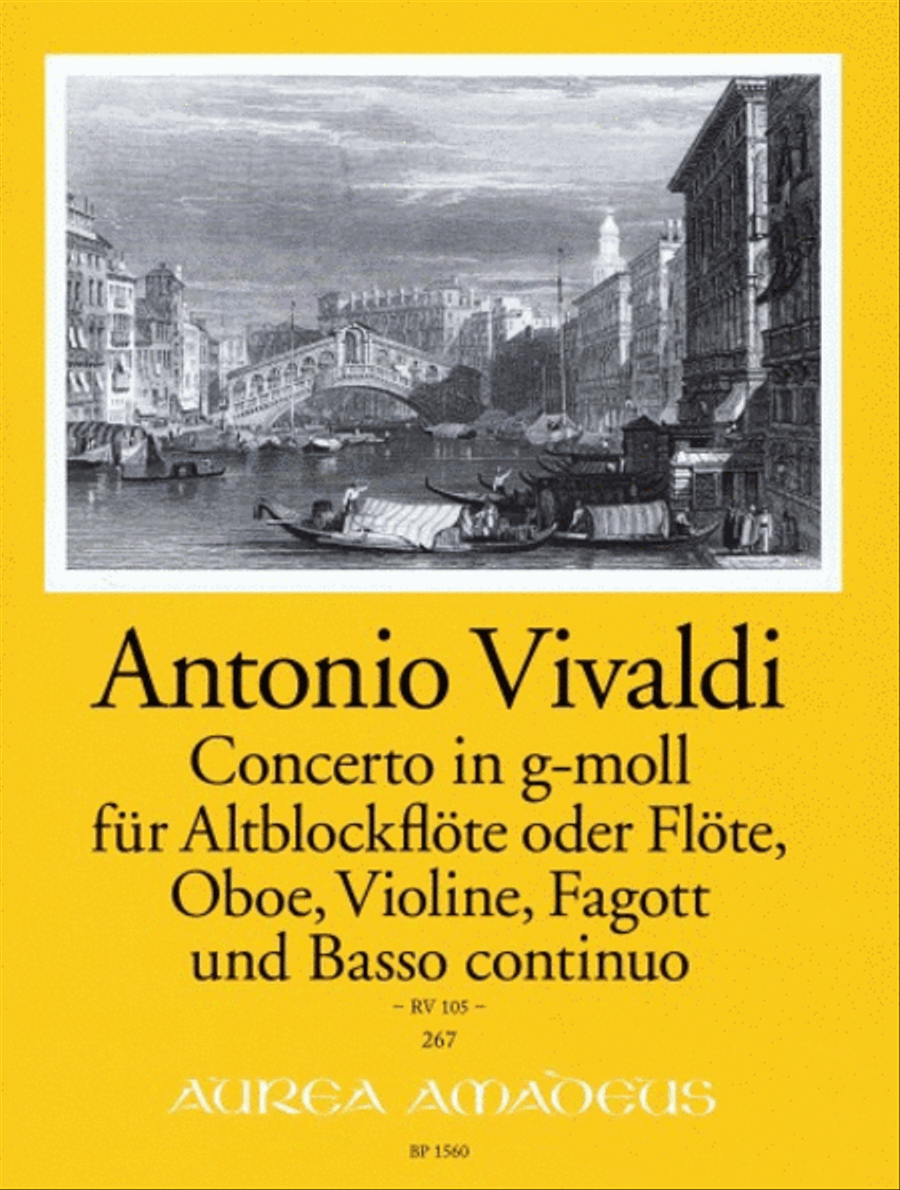 Concerto in G Minor RV 105 Bassoon scores gallery preview page 1