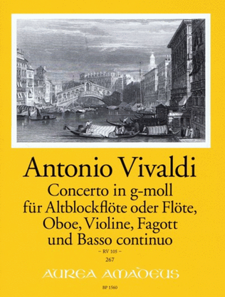 Book cover for Concerto in G Minor RV 105
