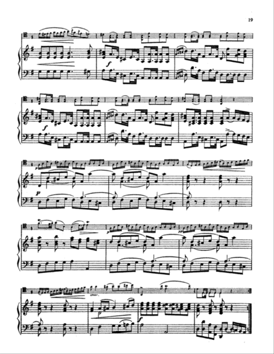 Boccherini: Three Sonatas for Cello and Piano Piano Accompaniment scores gallery preview page 4