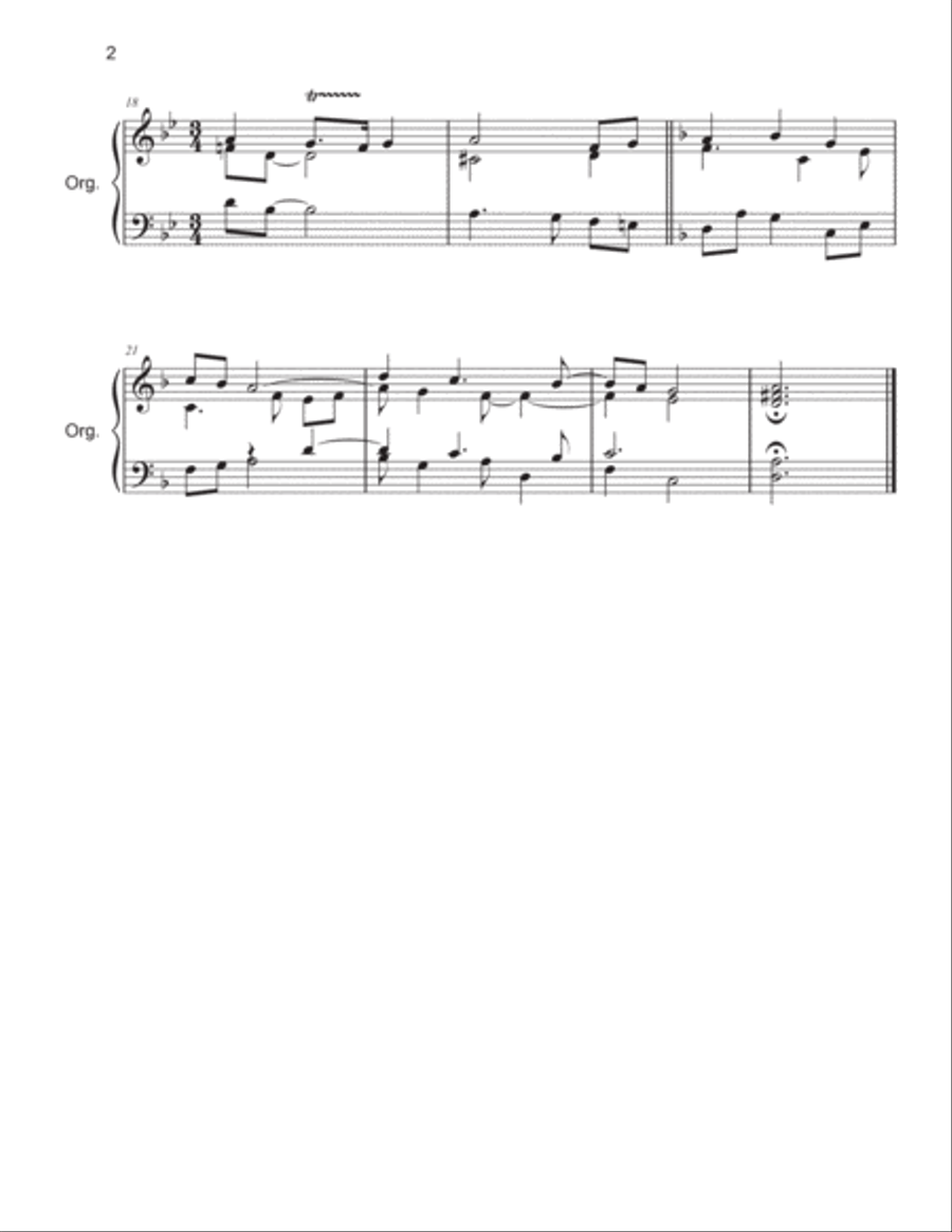 Meditation for Manuals In Gregorian Style by Mark Andersen Organ Solo scores gallery preview page 4