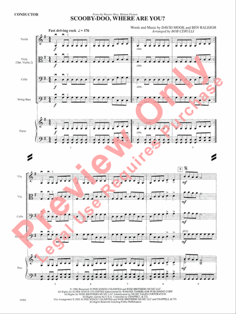 Great Themes from TV and Movies String Orchestra scores gallery preview page 9