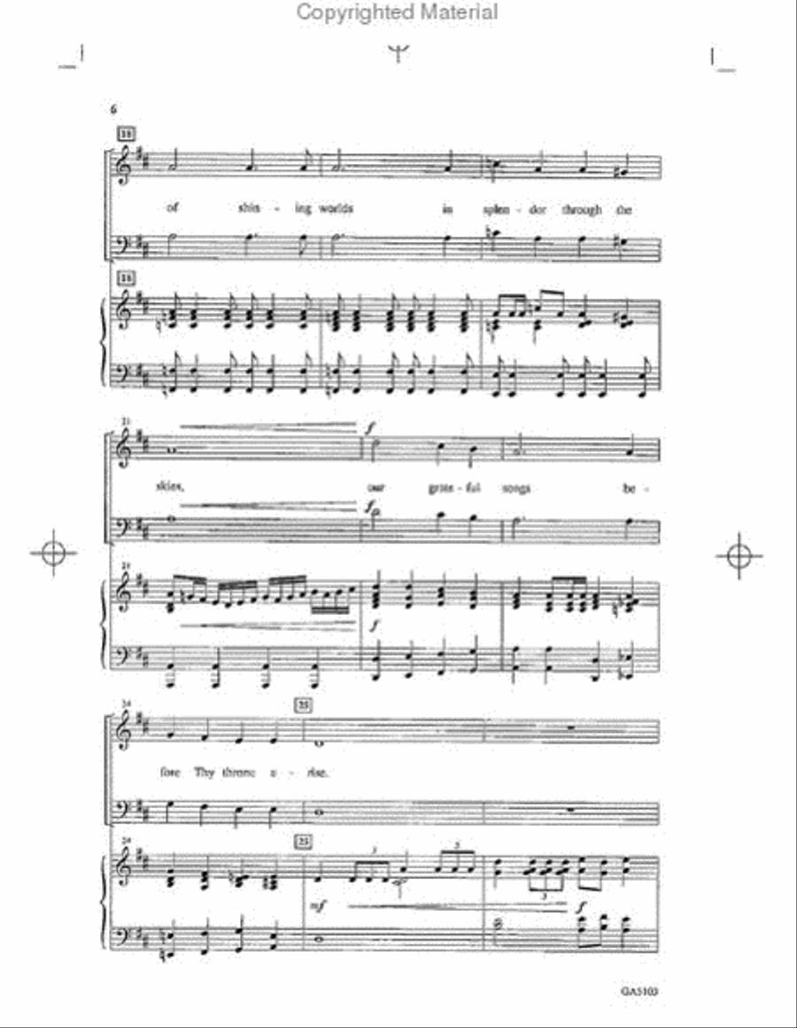 Of Faith and Freedom (Collection) 4-Part scores gallery preview page 6