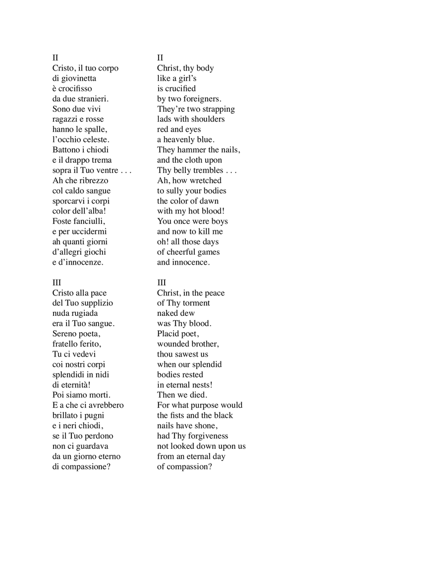 La Passione Secondo Pasolini (2024) Chamber Music scores gallery preview page 3