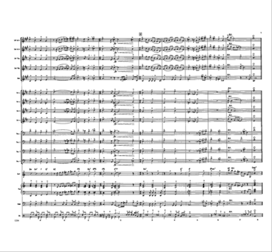 America the Beautiful Jazz Ensemble scores gallery preview page 6