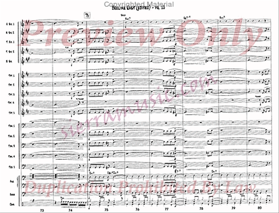 Beeline East Beeline East Jazz Ensemble scores gallery preview page 11