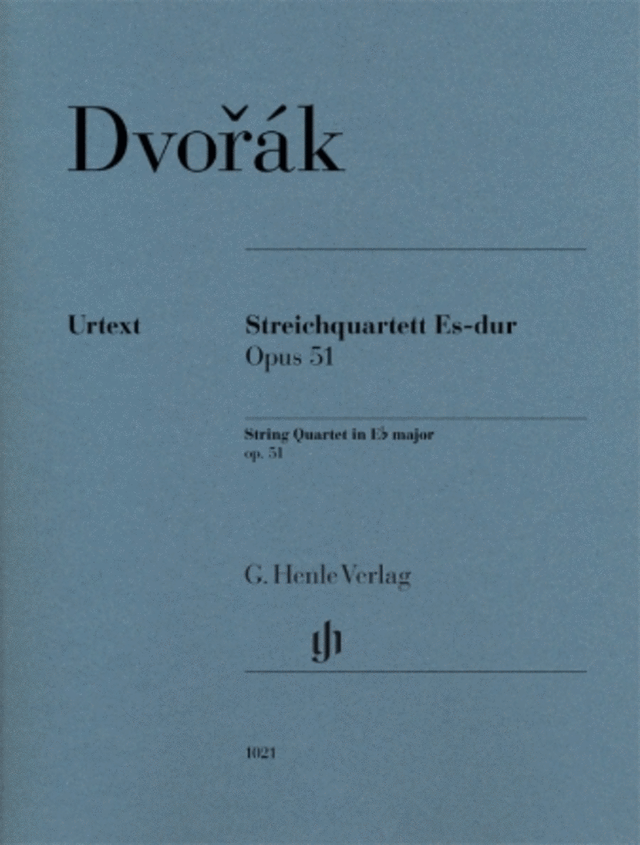 String Quartet in E-flat Major, Op. 51 String Quartet scores gallery preview page 1