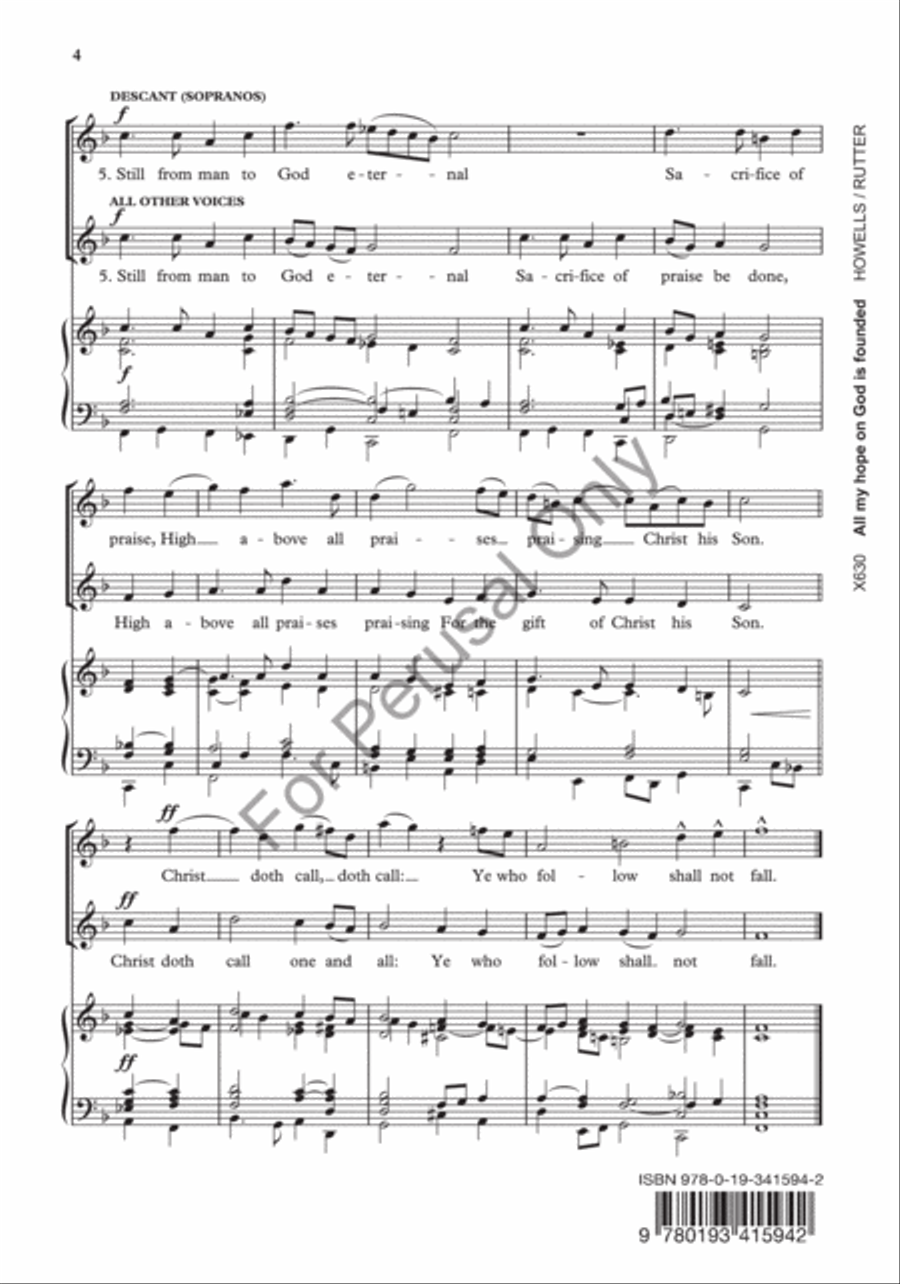 All my hope on God is founded Divisi scores gallery preview page 4
