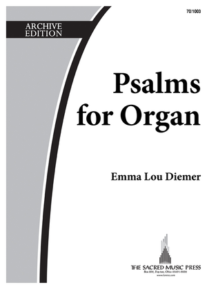 Book cover for Psalms for Organ