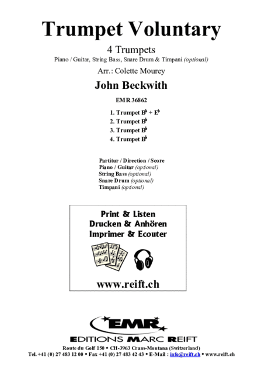 Trumpet Voluntary Trumpet Voluntary Trumpet scores gallery preview page 2