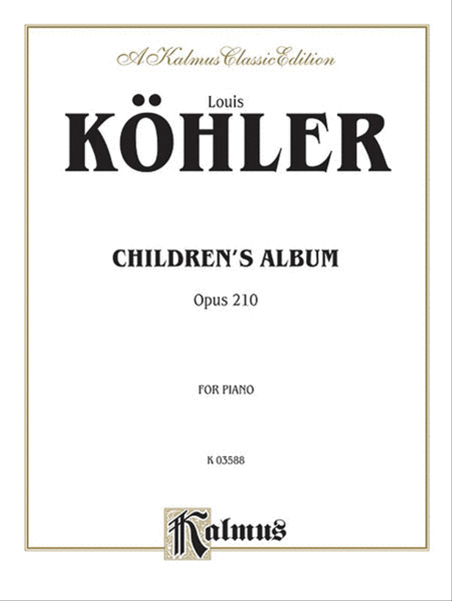 Children's Album, Op. 210 Piano Solo scores gallery preview page 1