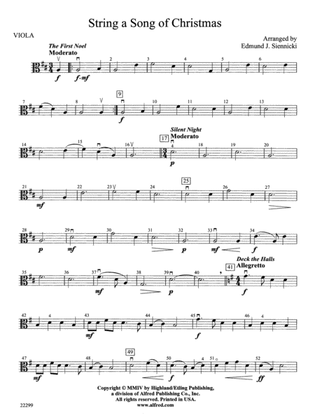 String a Song of Christmas: Viola