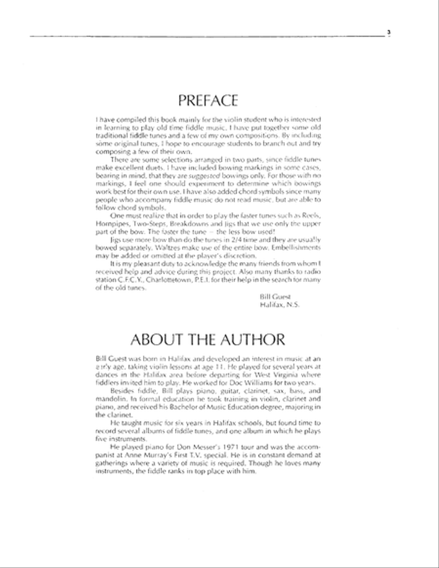 A Hundred Favorite Fiddle Tunes: Solos and Duets Violin scores gallery preview page 4
