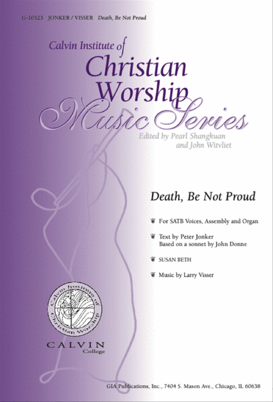 Death, Be Not Proud 4-Part scores gallery preview page 1