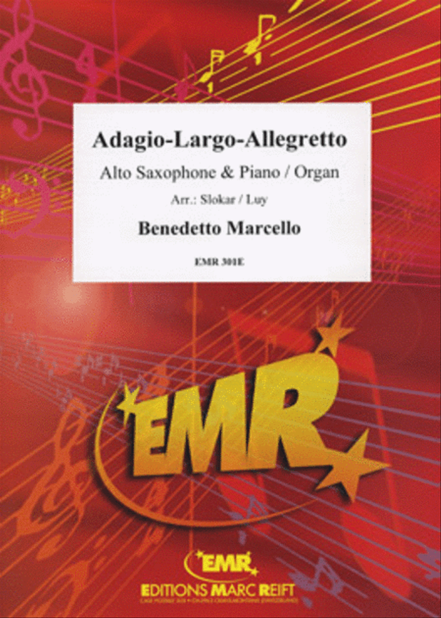 Adagio-Largo-Allegretto Alto Saxophone scores gallery preview page 1
