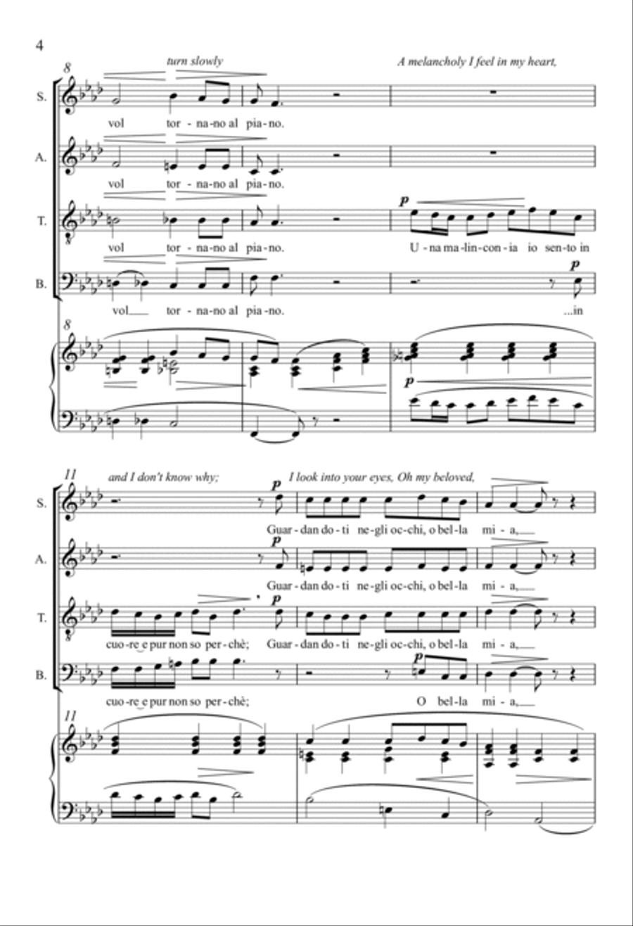Tristezza 4-Part scores gallery preview page 2