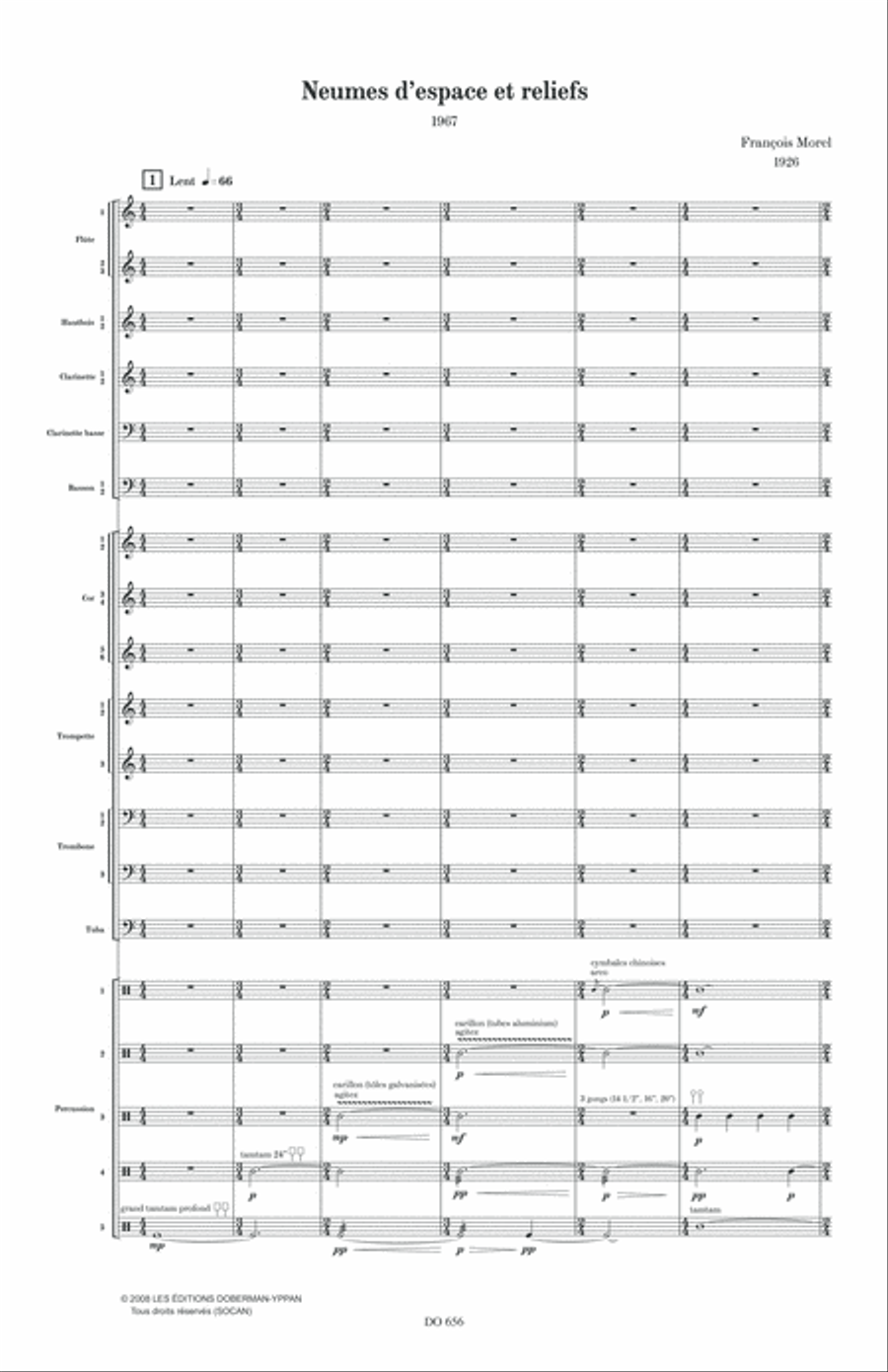 Neumes d'espace et reliefs Orchestra scores gallery preview page 5