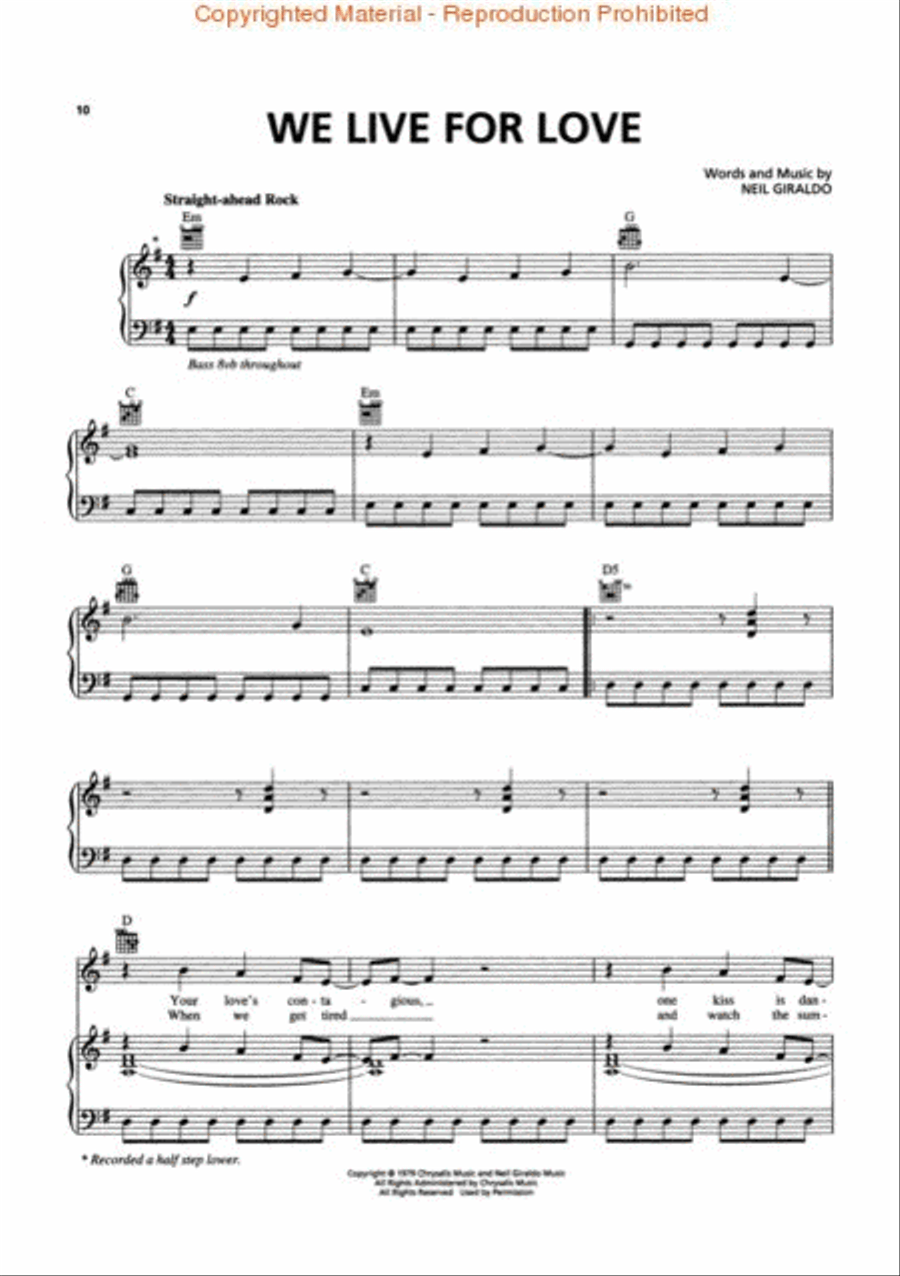 Pat Benatar – Greatest Hits Piano, Vocal, Guitar scores gallery preview page 3
