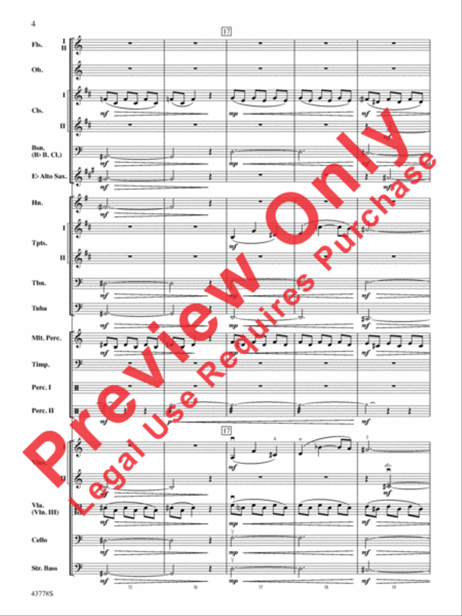 Godzilla Full Orchestra scores gallery preview page 24