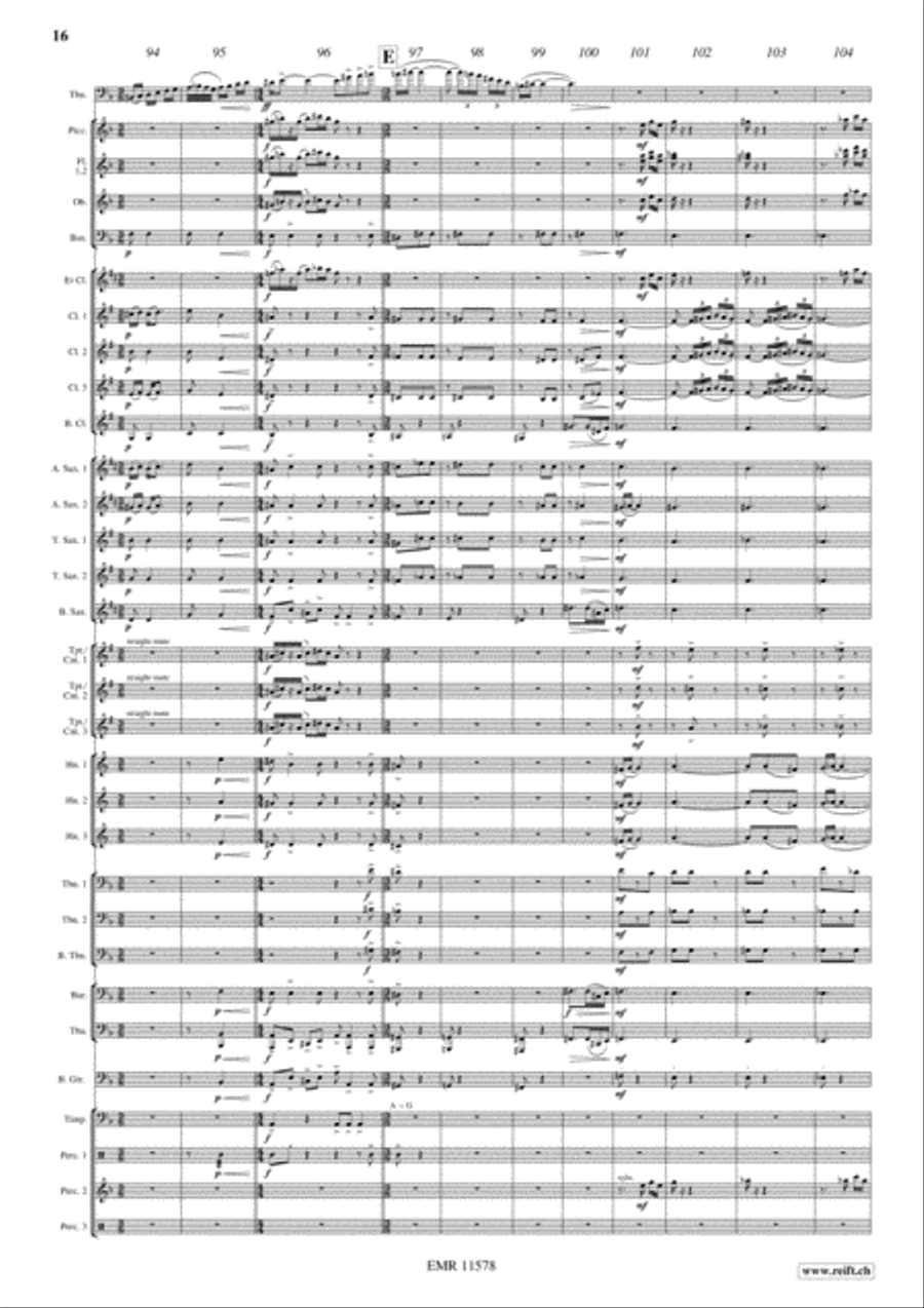 Cirrus Concert Band scores gallery preview page 16